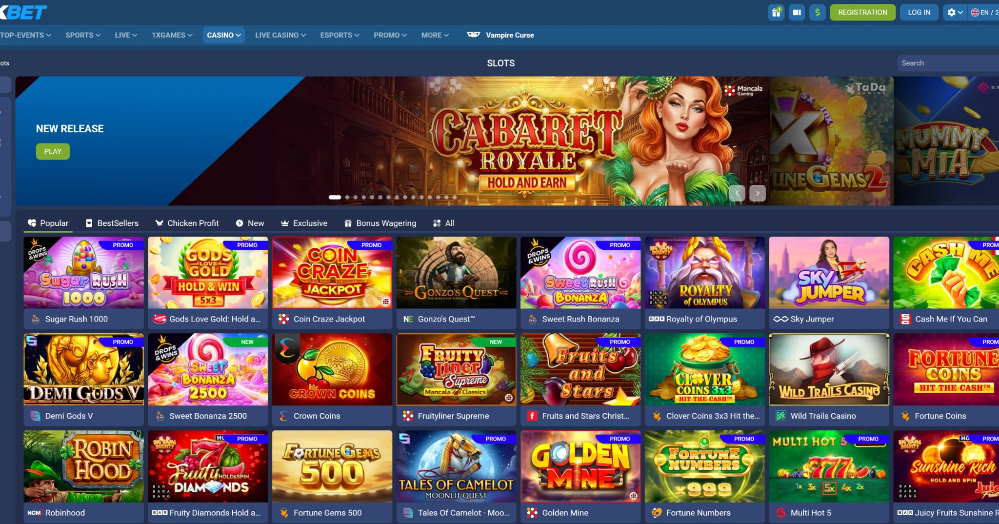 Казино 1xBET